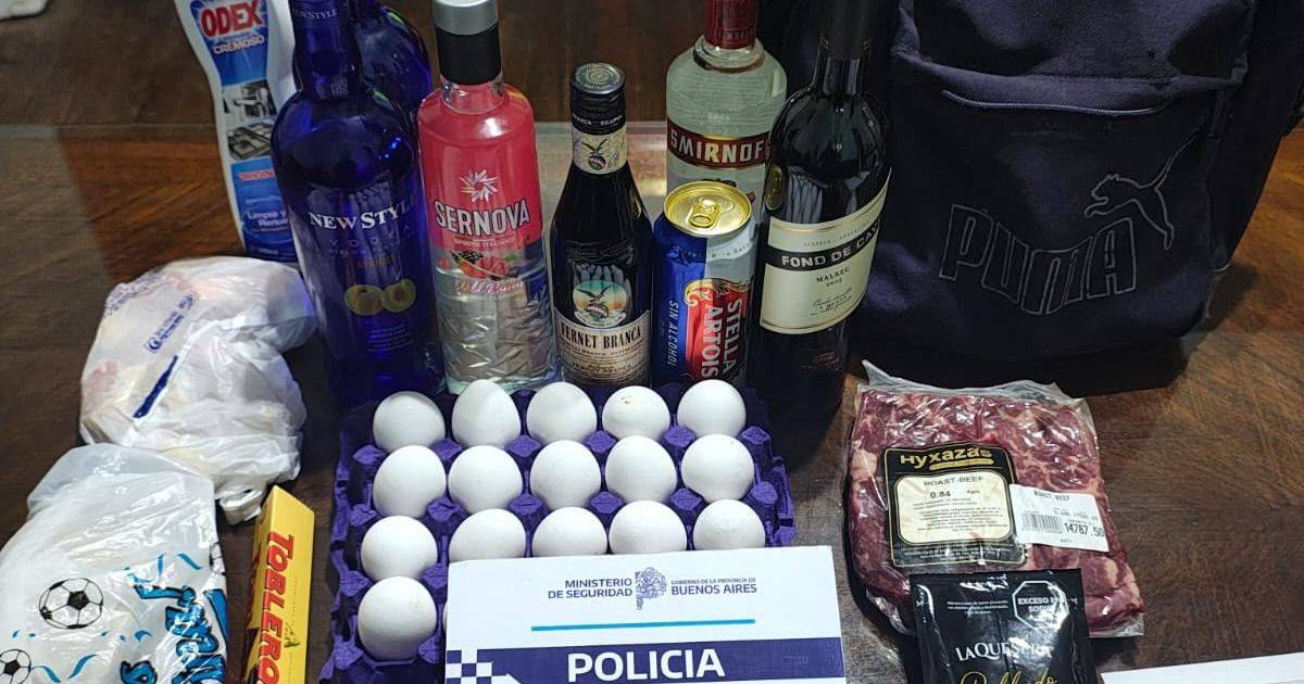Intentaron escapar con fernet, carne y hasta un Toblerone en La Plata: terminaron detenidos | El Dia