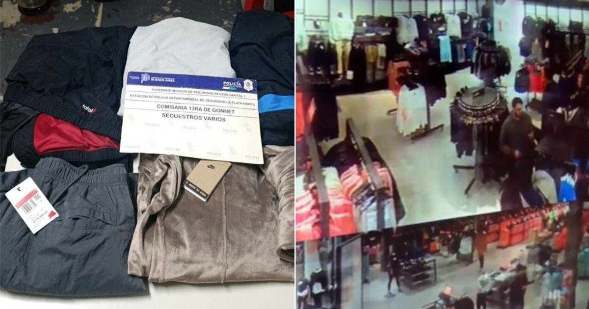 Las alarmas delataron a una pareja que intentó robar en el outlet de Nike en La Plata | El Dia
