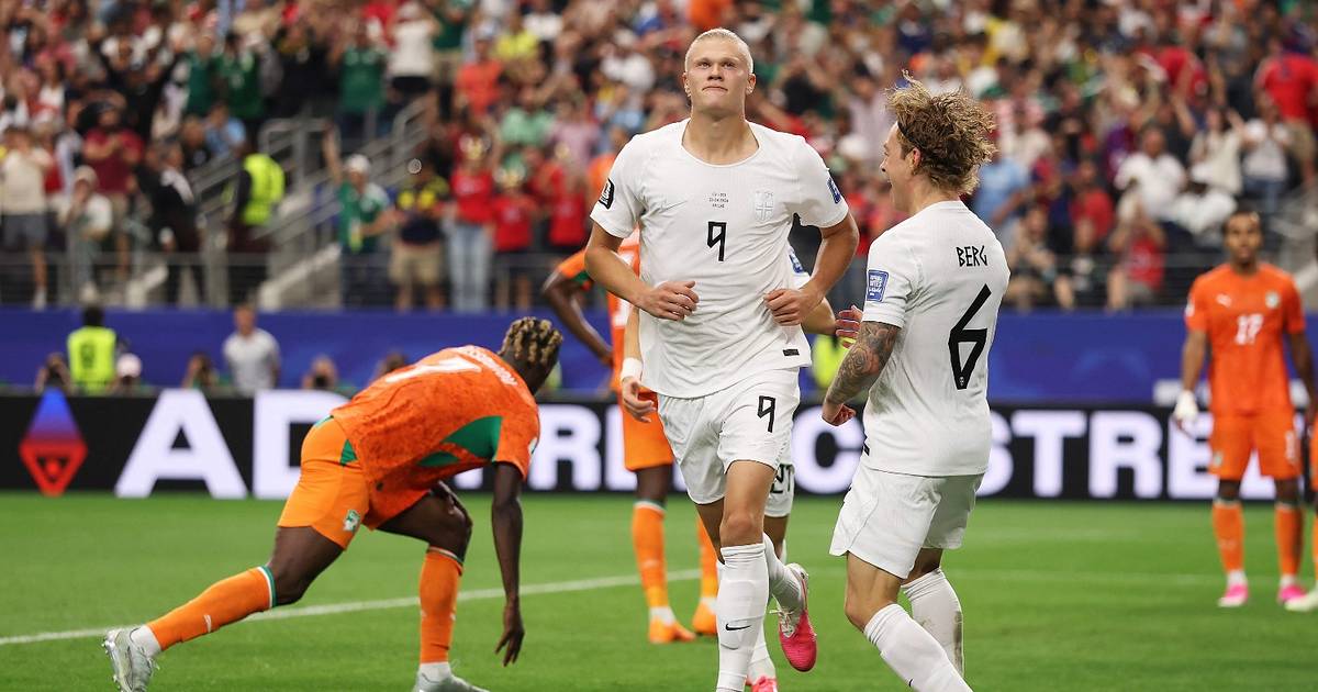Gracias a Haaland Noruega ganó sobre el final y jugará con Brasil | El Dia