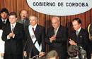 Con Menem a su lado, De la Sota juró como gobernador de Córdoba