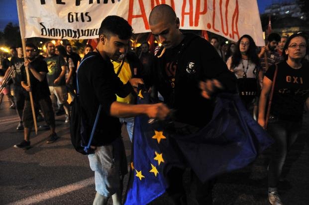 Referendo en Grecia: piden votar “No” para presionar a Europa