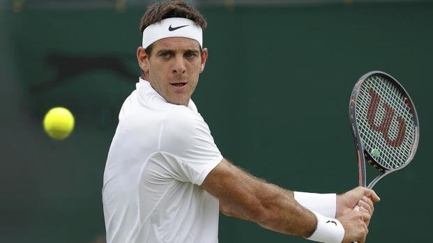 Del Potro busca clasificar a octavos de final en Wimbledon