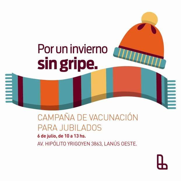 Lanús lanzó la campaña "Por un invierno sin gripe"