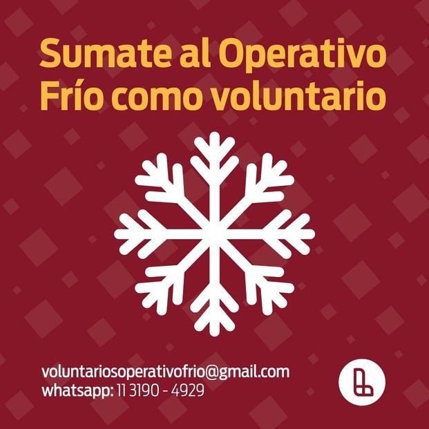 Lanús suma voluntarios para el operativo contra el frío