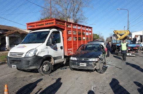 Tensión por un accidente en Tolosa