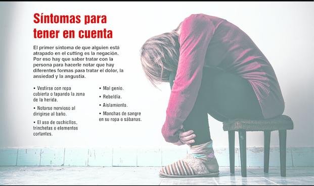 Cortarse la piel, una conducta adolescente que genera alarma