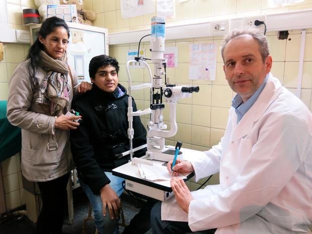 Recuperó la visión tras ser trasplantado en el Sor María Ludovica