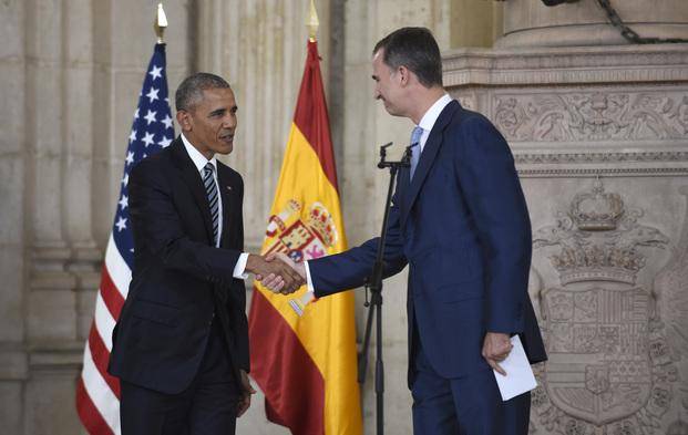 Obama visitó Madrid por primera vez en lo que va de su mandato
