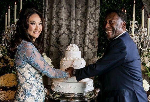 Pelé se casó por tercera vez