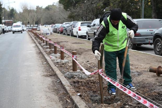 Reparan ramblas del eje fundacional de la Ciudad