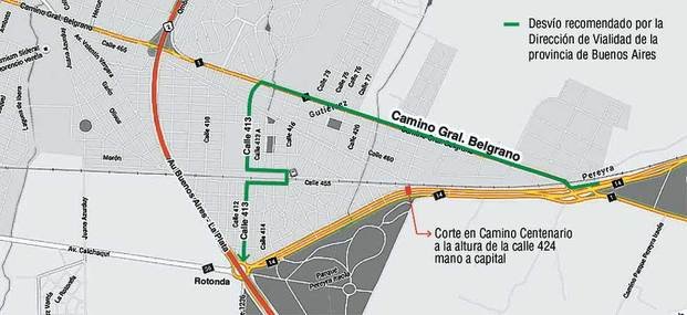 Demoran rehabilitación del camino Centenario