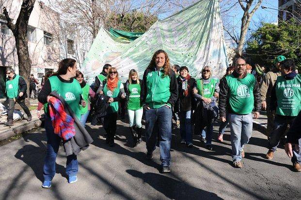Movilización de ATE al Ministerio de Salud