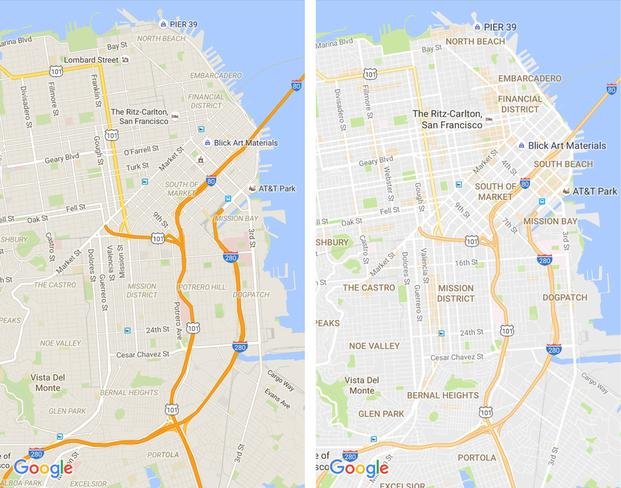 Google Maps y su nueva versión