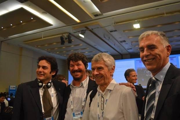El festejo de los platenses en Estambul