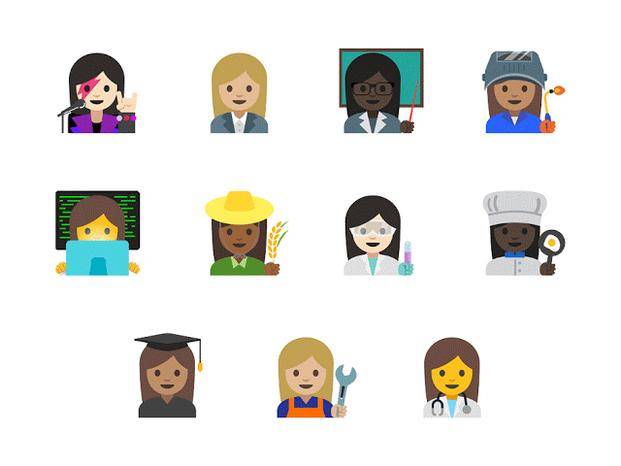 Los nuevos Emoji llegan con mujeres trabajadoras entre las nuevas opciones