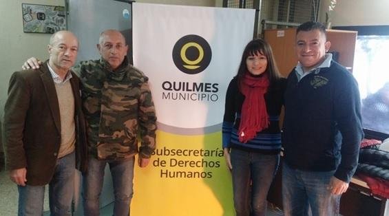 Recibieron al presidente del Centro de Veteranos de Malvinas de Quilmes
