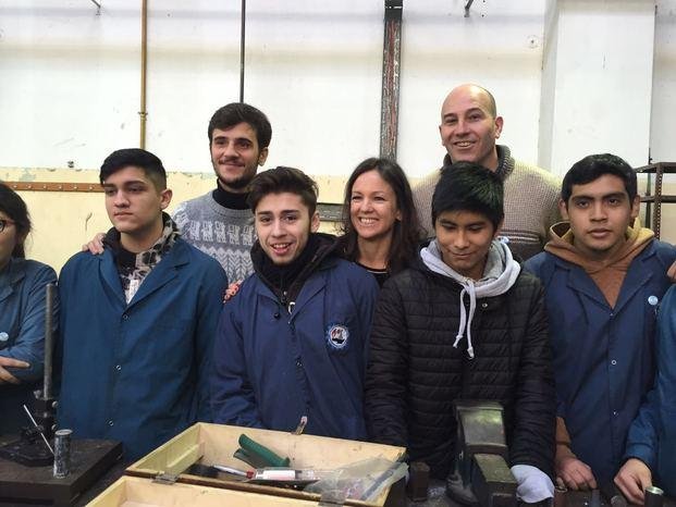 Visita la Escuela Técnica N° 2 de Quilmes