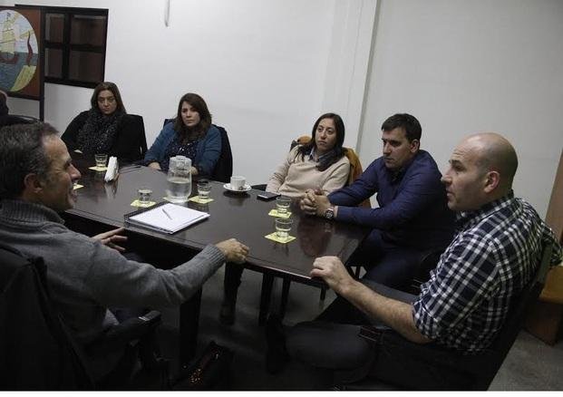 Molina con el titular de la UGL de PAMI Quilmes
