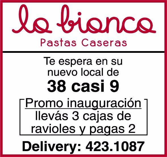 Pastas caseras La Bianca