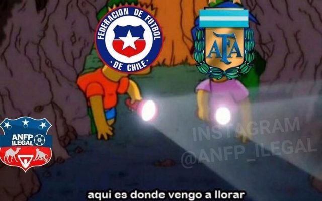 Esta vez los memes estallaron en las redes con cargadas para Chile