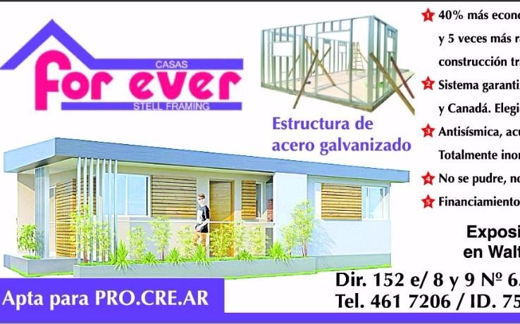 Forever, estructuras de acero  galvanizado para tu nueva casa