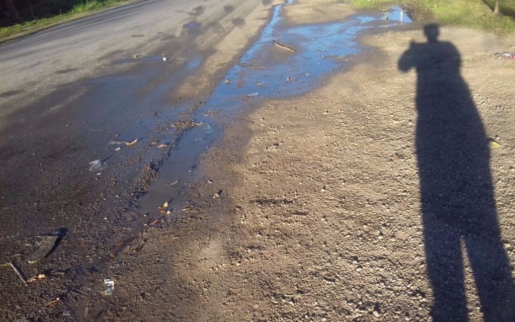 Piden reparacion de la red de agua en Villa Elvira