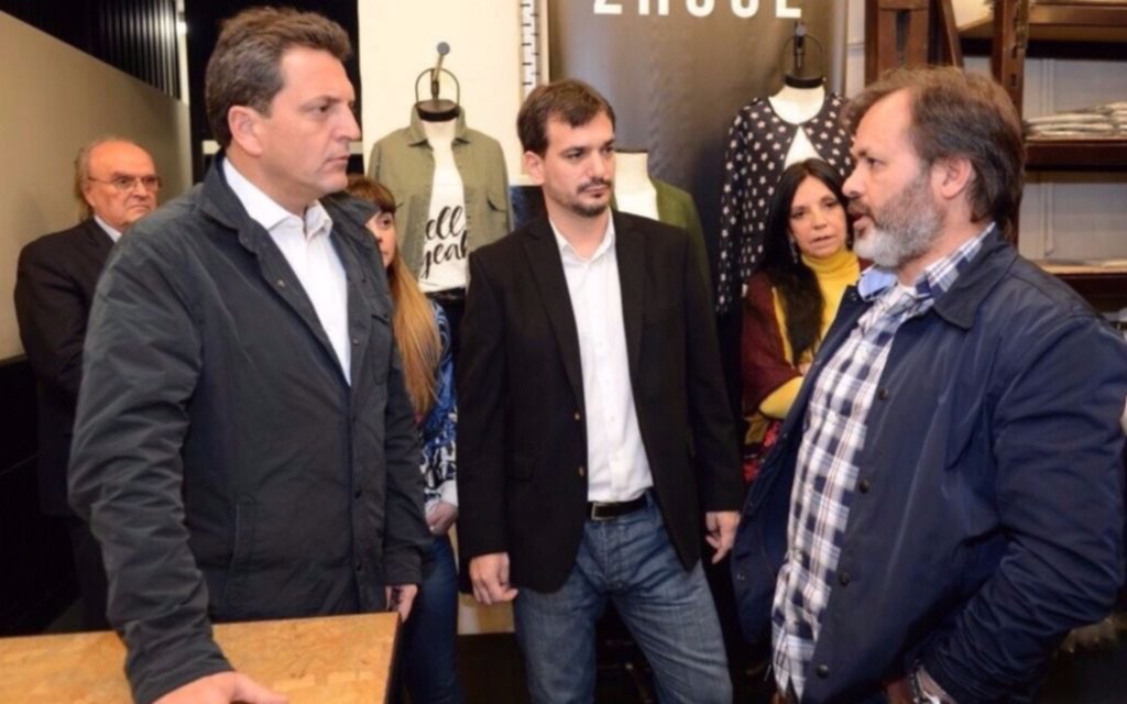Massa, en campaña, pidió al gobierno que empiece a "premiar la producción"