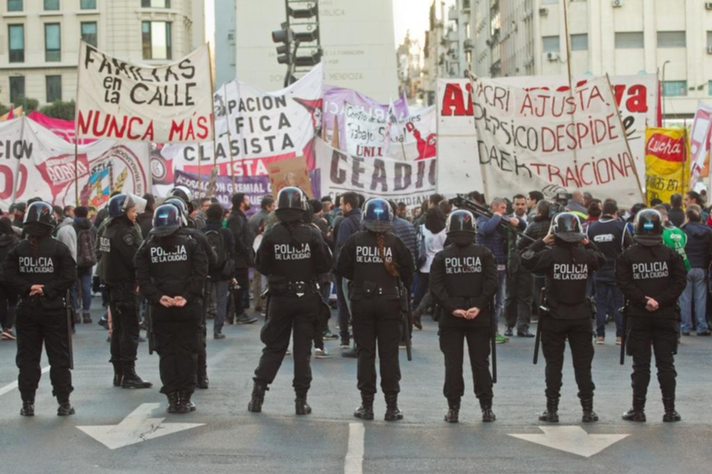 Protesta de trabajadores de Pepsico