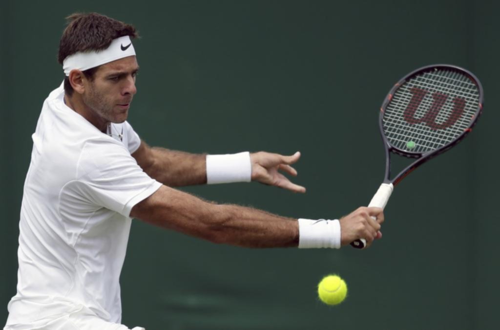 Del Potro salvó las papas en otro mal día para los argentinos