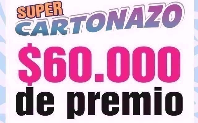 Se define El Cartonazo que esta semana reparte $60.000