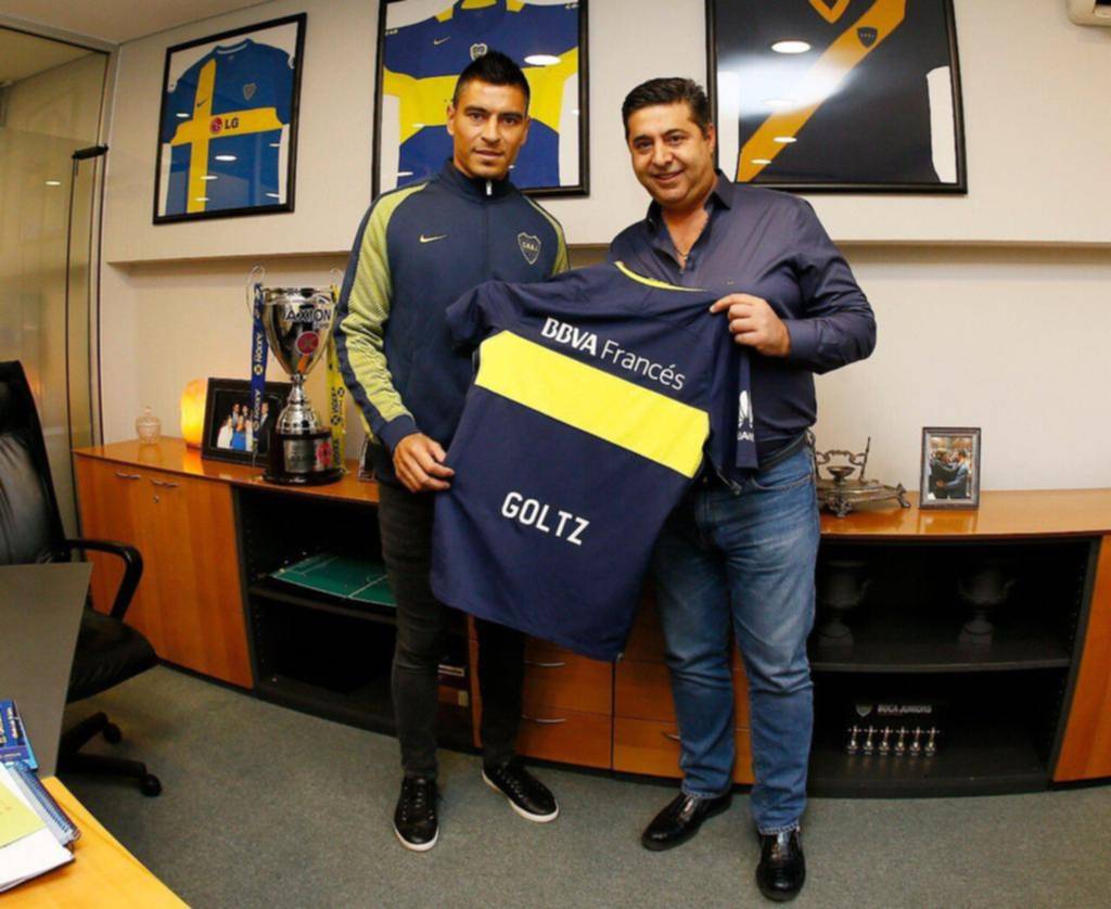 Goltz es el primer refuerzo de Boca al firmar por tres años