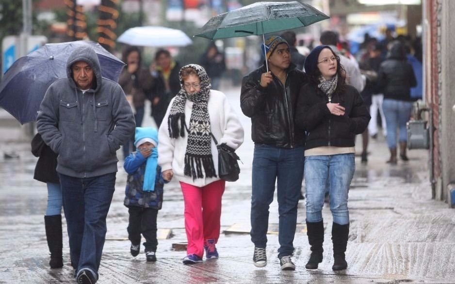 Viernes aunque fresco y lluvias todo el día
