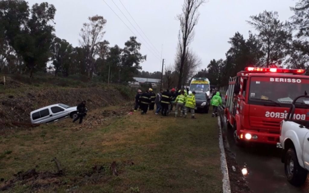 Dos heridos en un accidente vial en 60 y 143