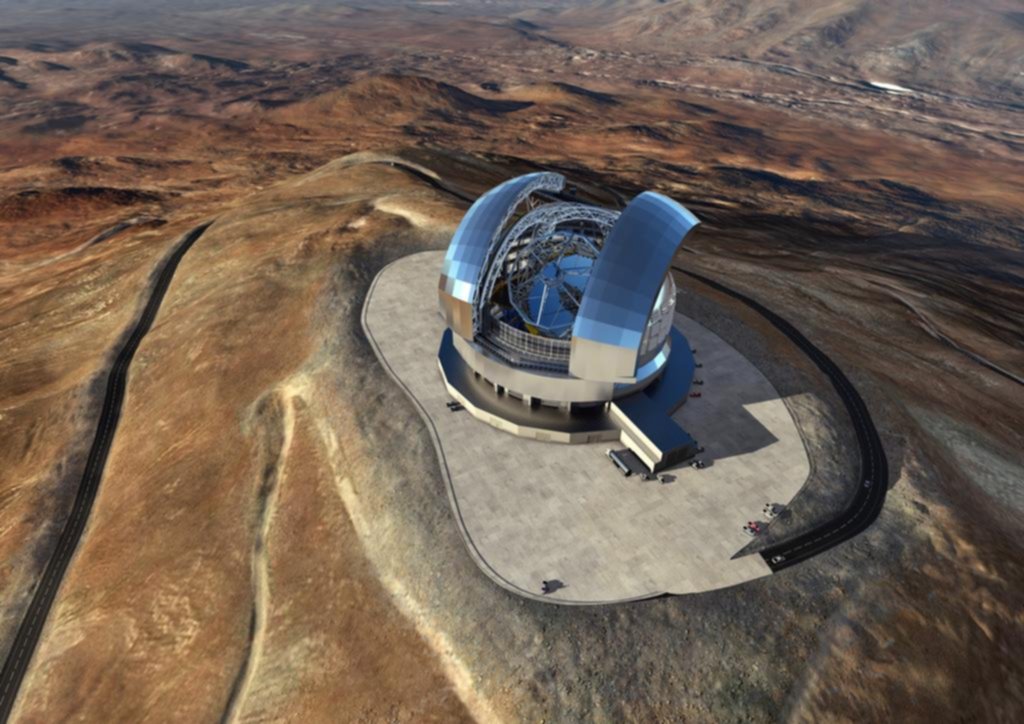 Se comenzó a construir en Chile el telescopio óptico e infrarrojo más grande del mundo