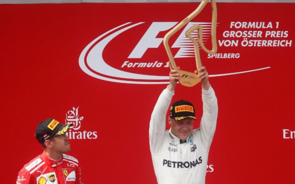 Fórmula 1: el Gran Premio de Austria fue para el finlandés Bottas