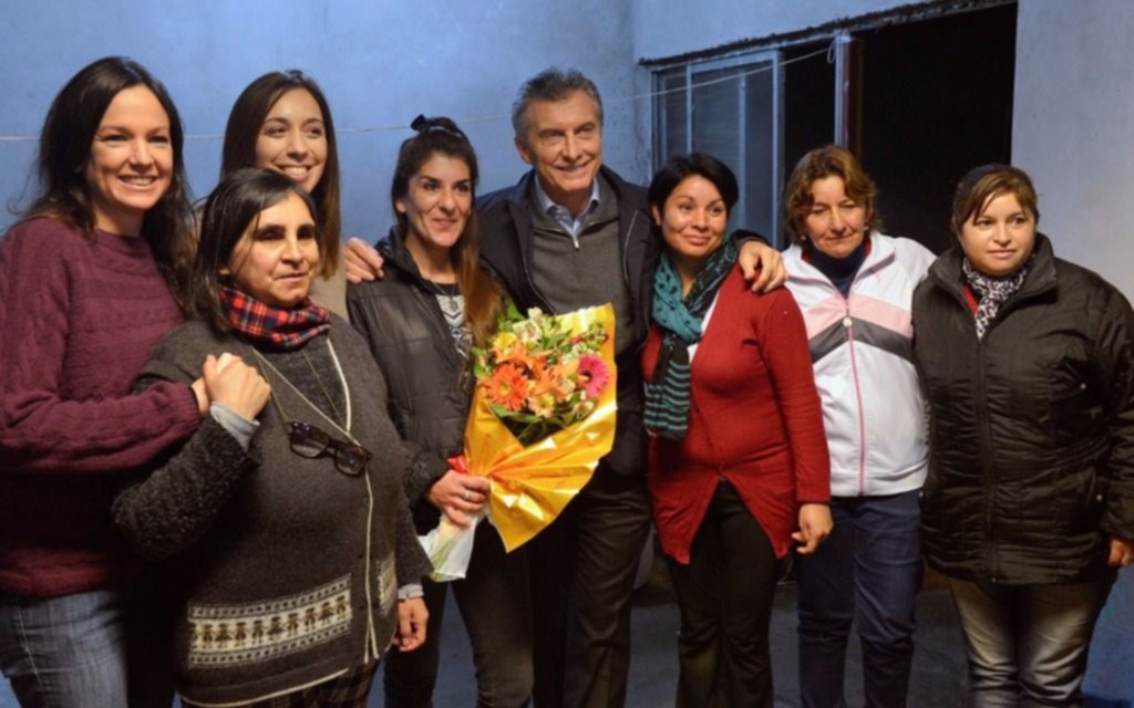 Vidal, Macri y Stanley visitaron una cooperativa de mujeres de Pilar