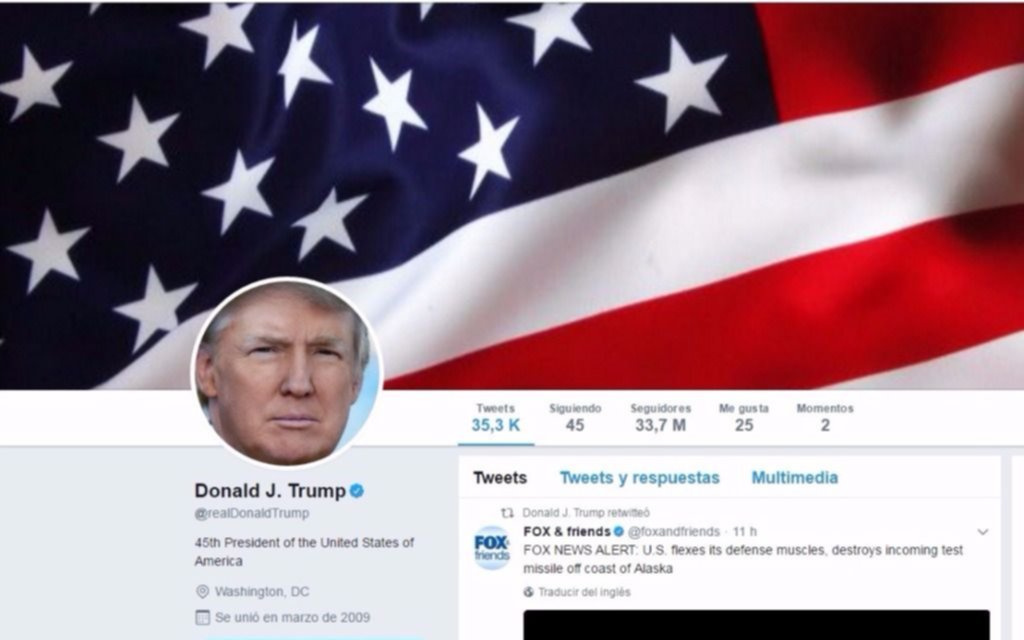 Demandaron a Trump por bloquear opositores en Twitter