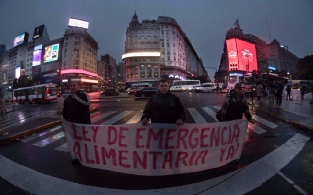 Comenzó en Capital una jornada de protesta que incluirá una concentración en la Autopista