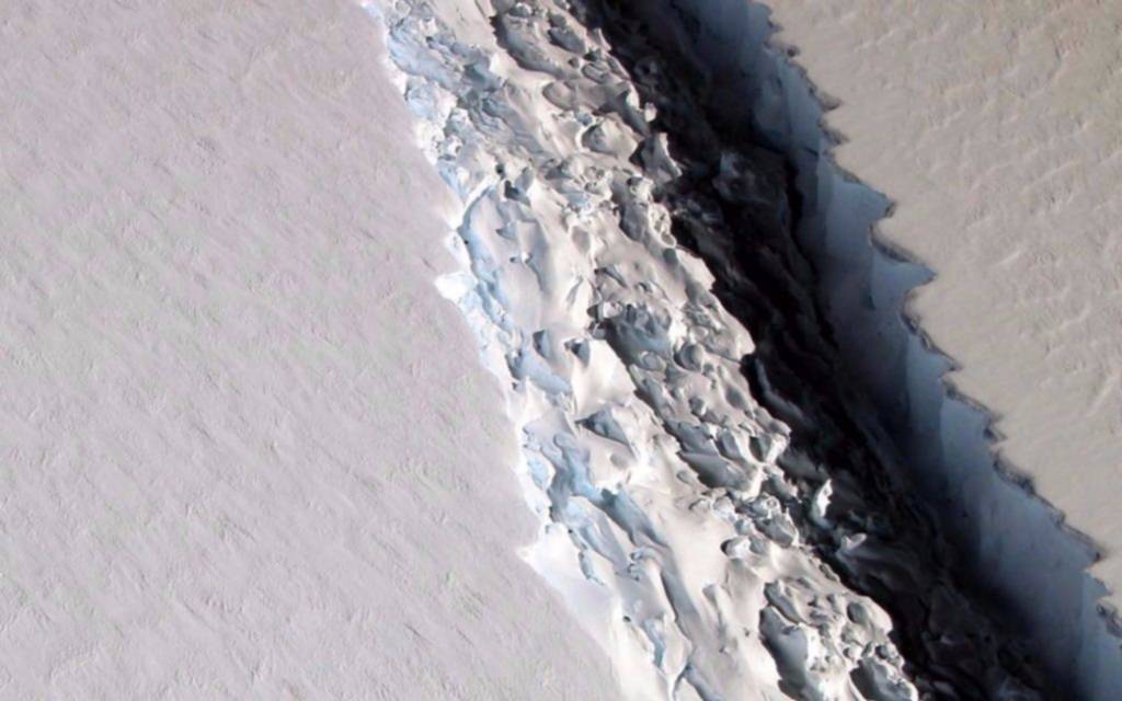 Se desprendió un bloque de hielo 25 veces más grande que capital federal
