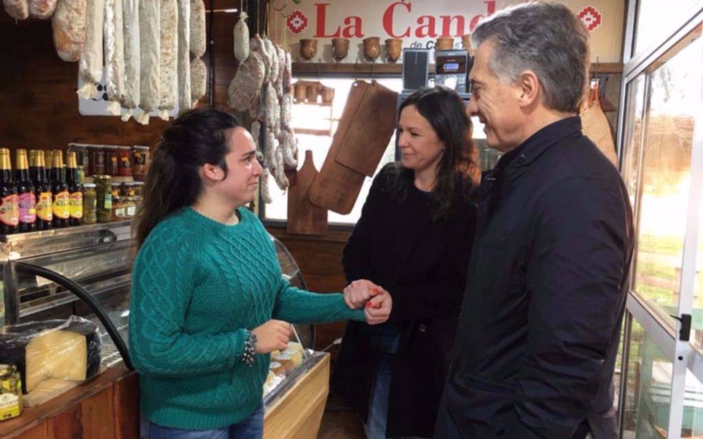 Macri visitó Cañuelas junto a Stanley
