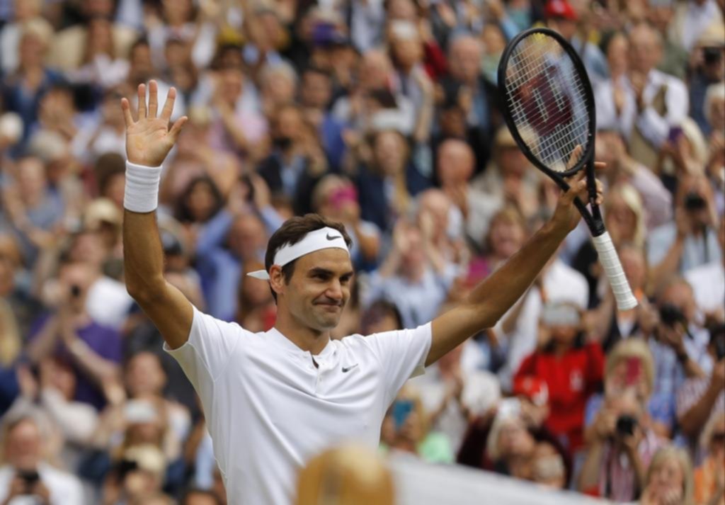 Federer escribió otro capítulo en la historia de Wimbledon