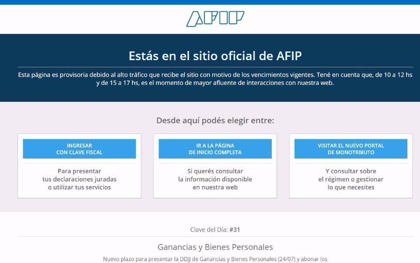 AFIP volvió a extender el plazo para presentar las declaraciones juradas