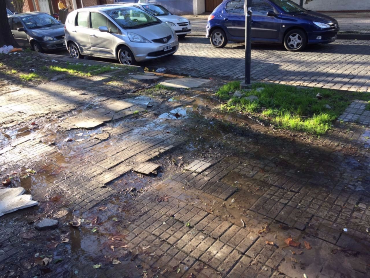 Una pérdida de agua es el “dolor de cabeza” de los vecinos de 3 y 40