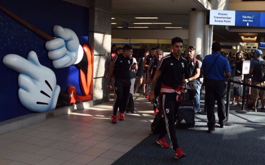 River llegó a Orlando, con Enzo Pérez en sus filas: "en cualquier posición que me pongan, trataré de sumar"