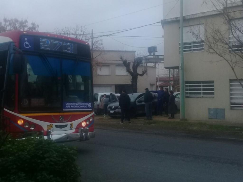 Por una colisión en Belgrano y 530, una embarazada al hospital