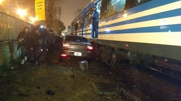 Otro accidente en las vías del Sarmiento