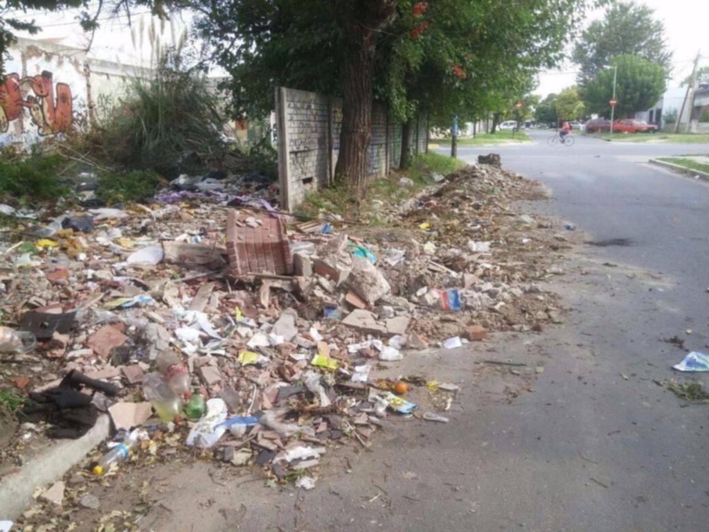 Inquieta la basura en dos barrios de Villa Elvira