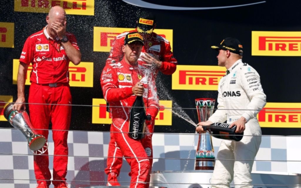 Vettel ganó en Hungría y toma ventaja en la Fórmula 1