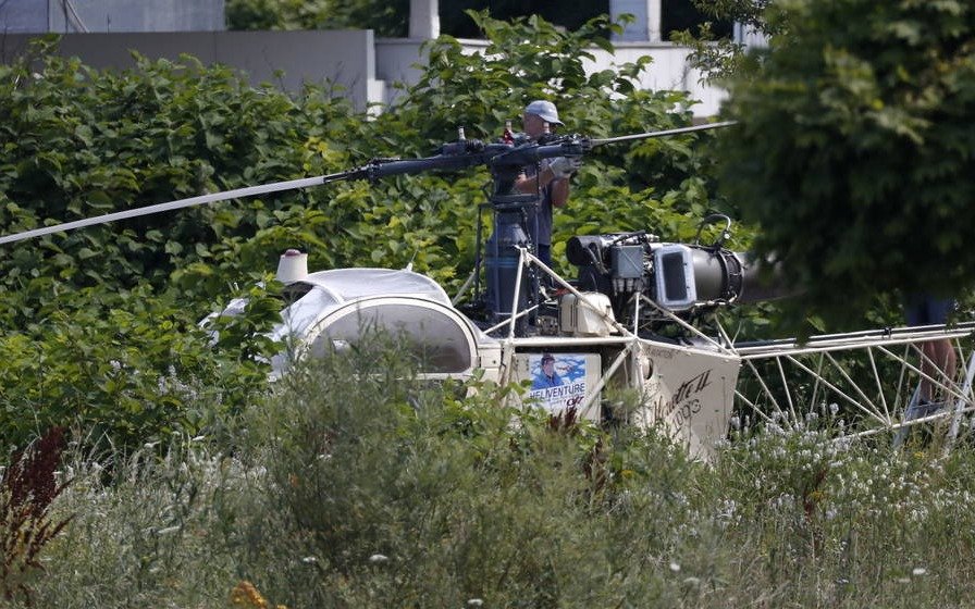 ¡Insólito! Un ladrón francés se fugó de prisión en helicóptero