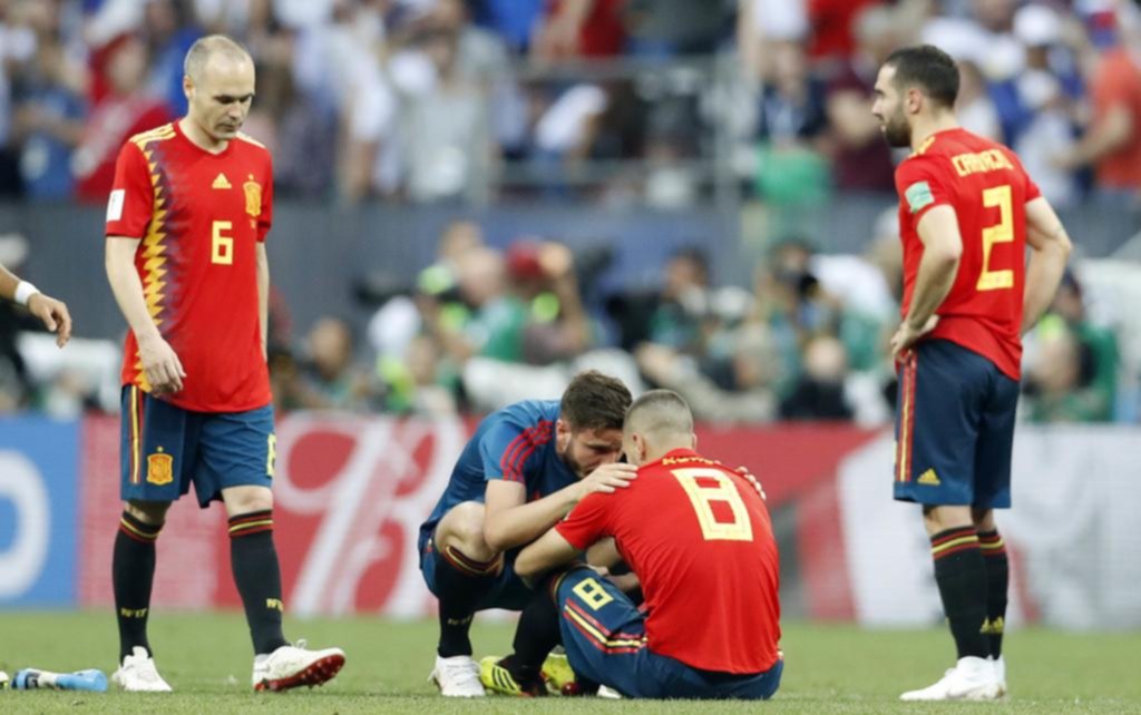 Rusia dio la sorpresa y borró de la Copa a España
